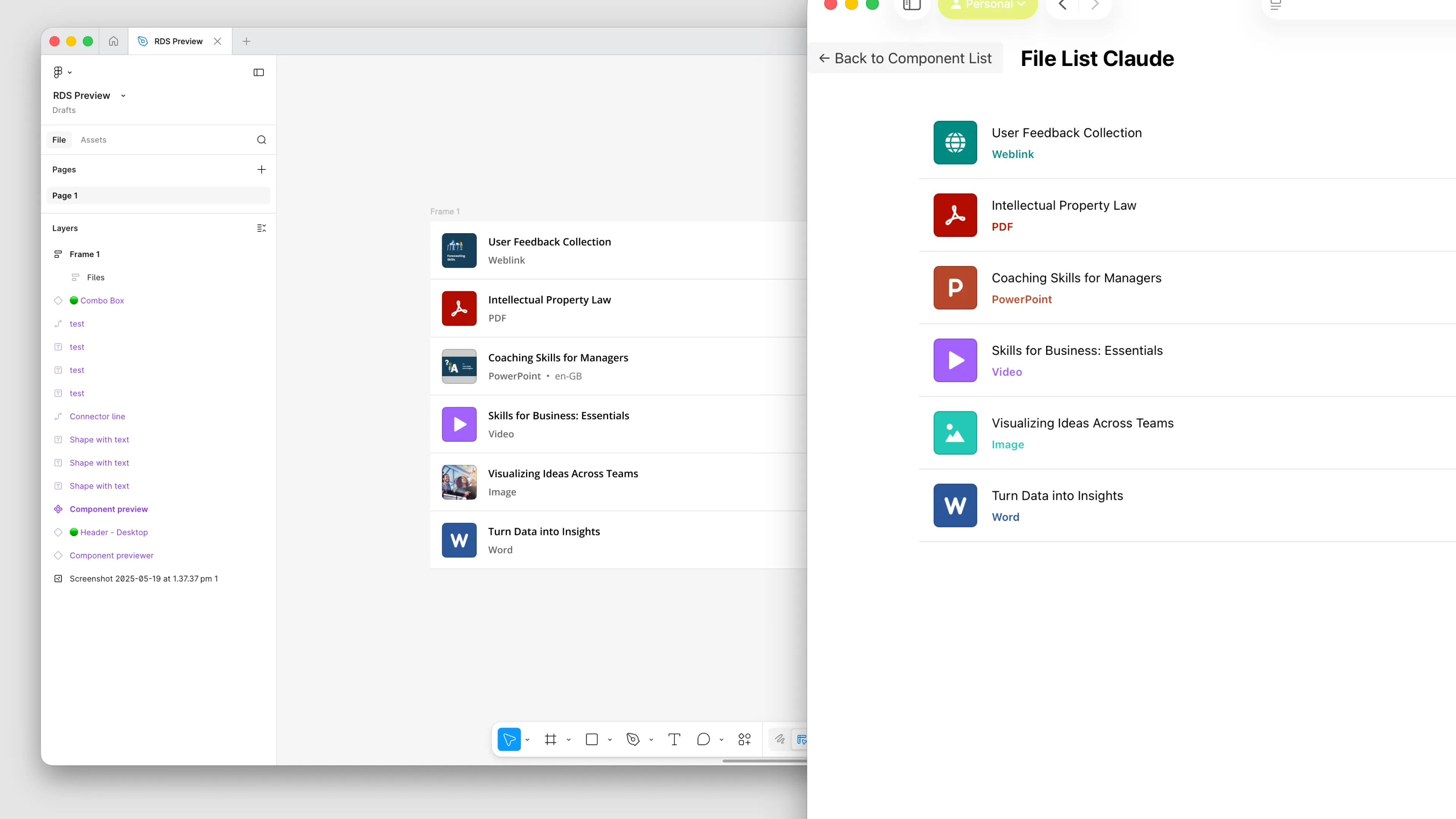 React Design System MCP